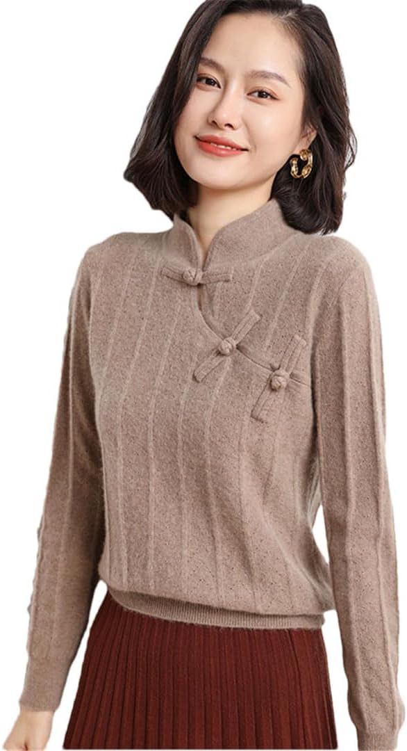 100percent Cashmere Sweater Women Pullover Fashion Clothes Girls Tops Jumper - Image 9
