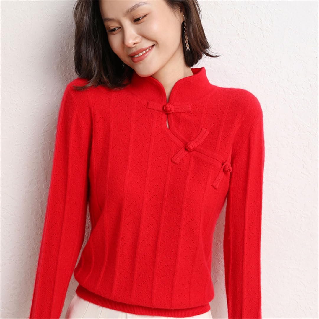 100percent Cashmere Sweater Women Pullover Fashion Clothes Girls Tops Jumper - Image 3