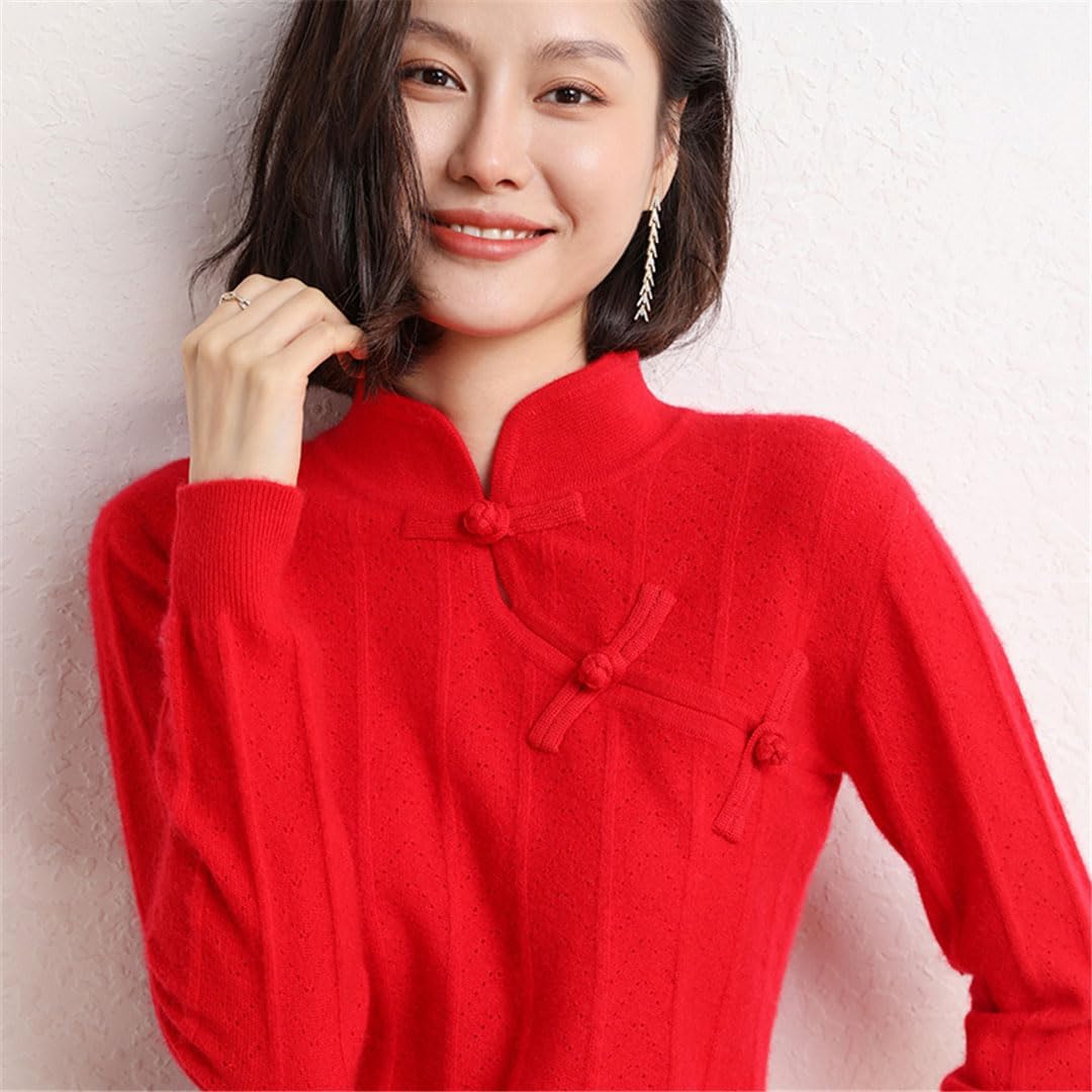 100percent Cashmere Sweater Women Pullover Fashion Clothes Girls Tops Jumper - Image 2