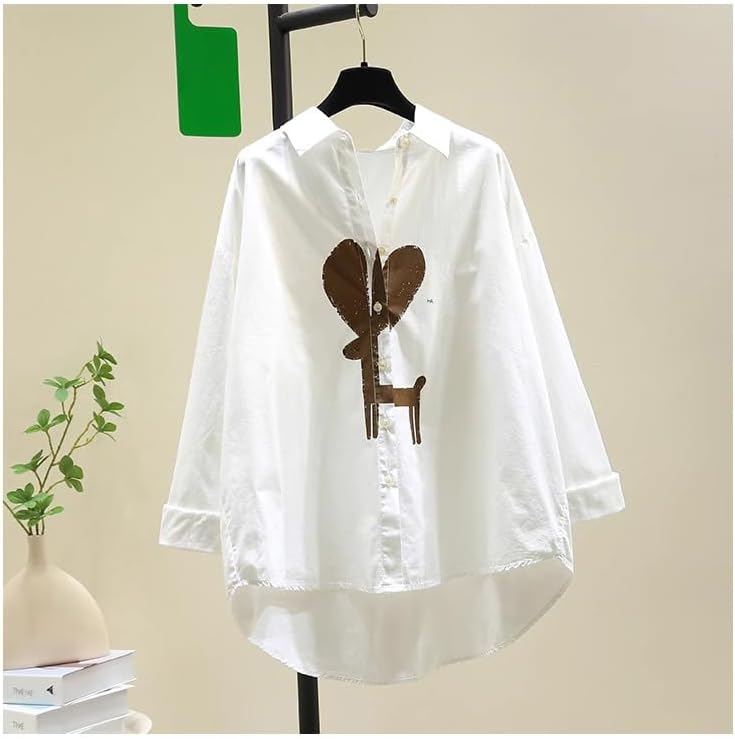 Black Shirt for Women Spring Clothes Loose Casual Temperament top - Image 6