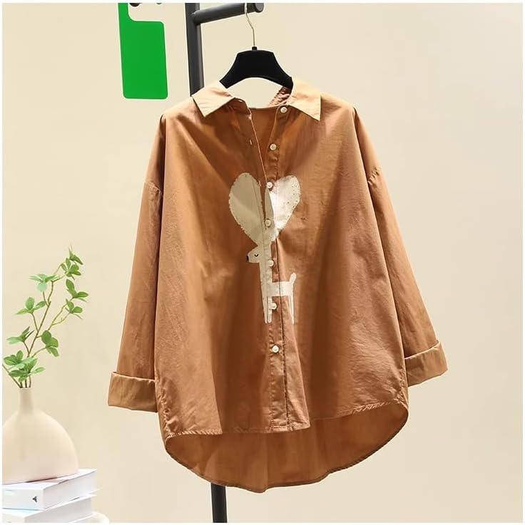 Black Shirt for Women Spring Clothes Loose Casual Temperament top - Image 7