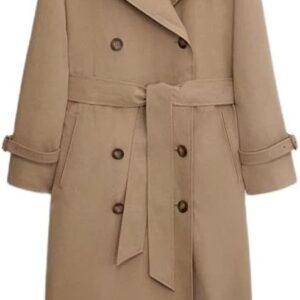 Bollrllr Autumn New Women's Clothing Retro Casual Loose Double-Breasted Fashion Overknee Trench Coat