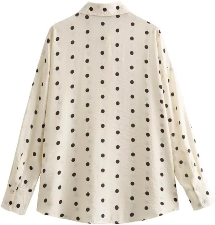 Casual Spring Autumn Tshirt Clothing Fashion DotS Shirts - Image 5