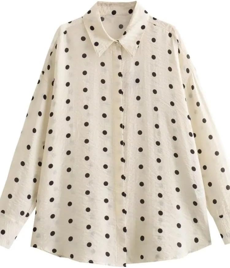 Casual Spring Autumn Tshirt Clothing Fashion DotS Shirts - Image 7