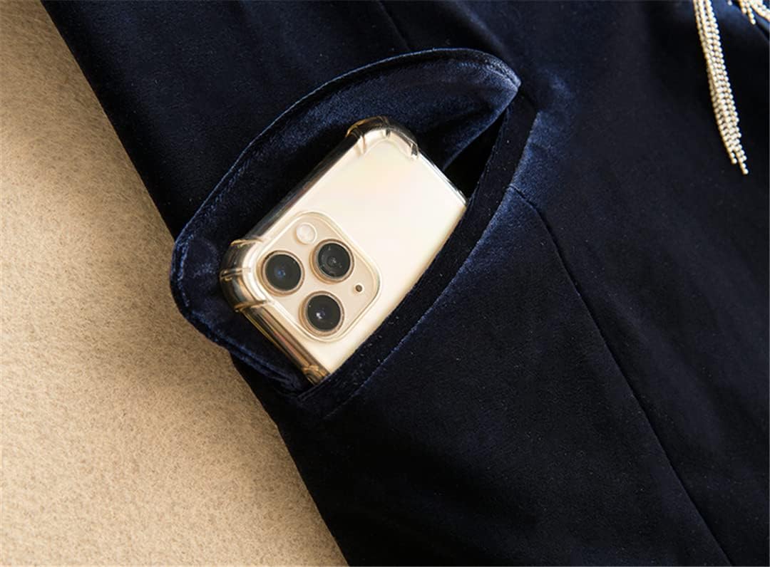 Fashion Gold Velour Casual Blazer Suit Women's Clothing Thin Professional Spring Autumn Blazers Suit Jackets - Image 4