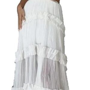 Fashion Summer Casual Sexy Dresses Elegant Strap Lace Perforated Female Clothing Outfits