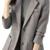 Gray Clothes Outerwears Woman jacket Slim Coats for Women Fashion Arrivals Classic Women's Suit Popular