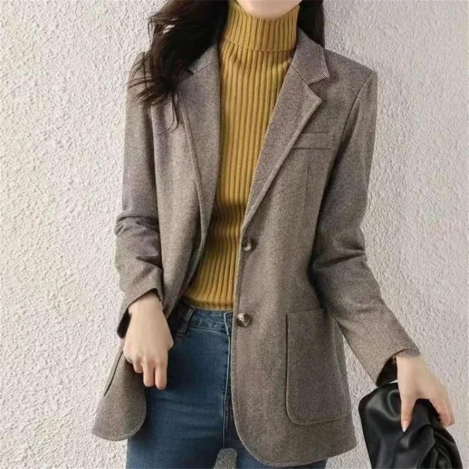 Gray Clothes Outerwears Woman jacket Slim Coats for Women Fashion Arrivals Classic Women's Suit Popular - Image 5