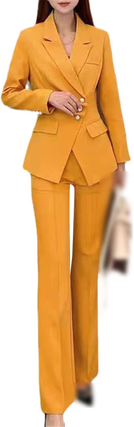 Japanese and Korean Fashion Clothing Spring and Autumn Women's Suit Jacket and Trousers 2-Piece Set - Image 15