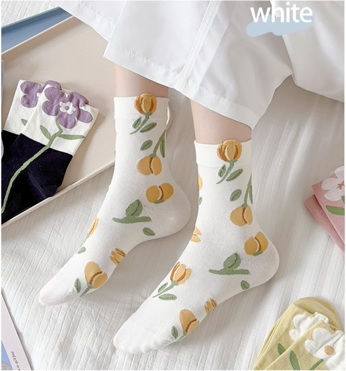 OTAODKA Cute Cotton Socks for Women and Girls Novelty Ankle Athletics Sock - Image 3