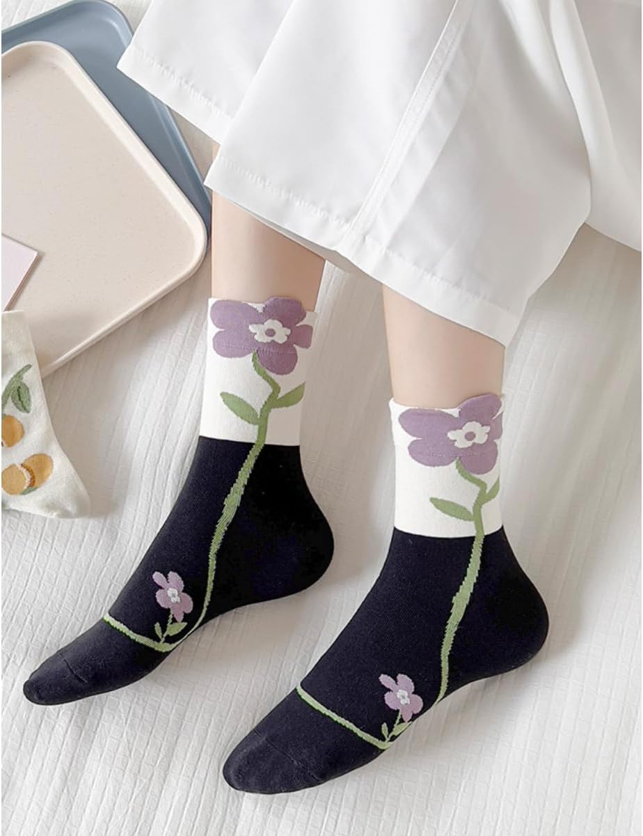 OTAODKA Cute Cotton Socks for Women and Girls Novelty Ankle Athletics Sock - Image 5