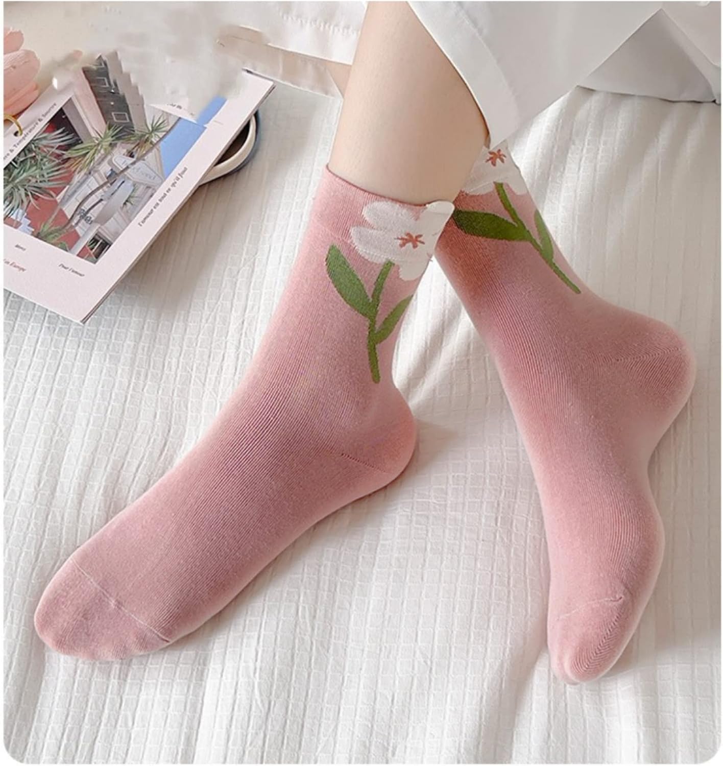 OTAODKA Cute Cotton Socks for Women and Girls Novelty Ankle Athletics Sock - Image 2