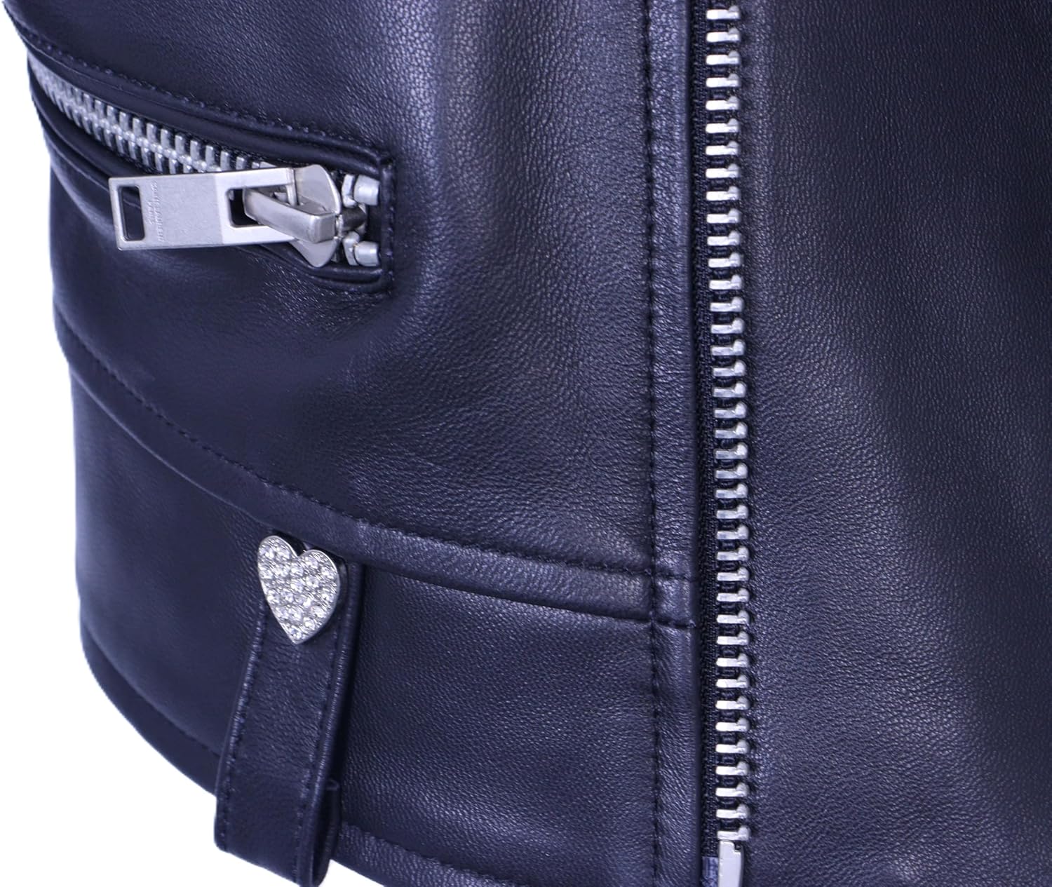 shamofeng Women Leather Jackets Motorcycle Bomber Leather Coats Moto Biker Coat Spring Fall Outfits Fashion Clothes - Image 5