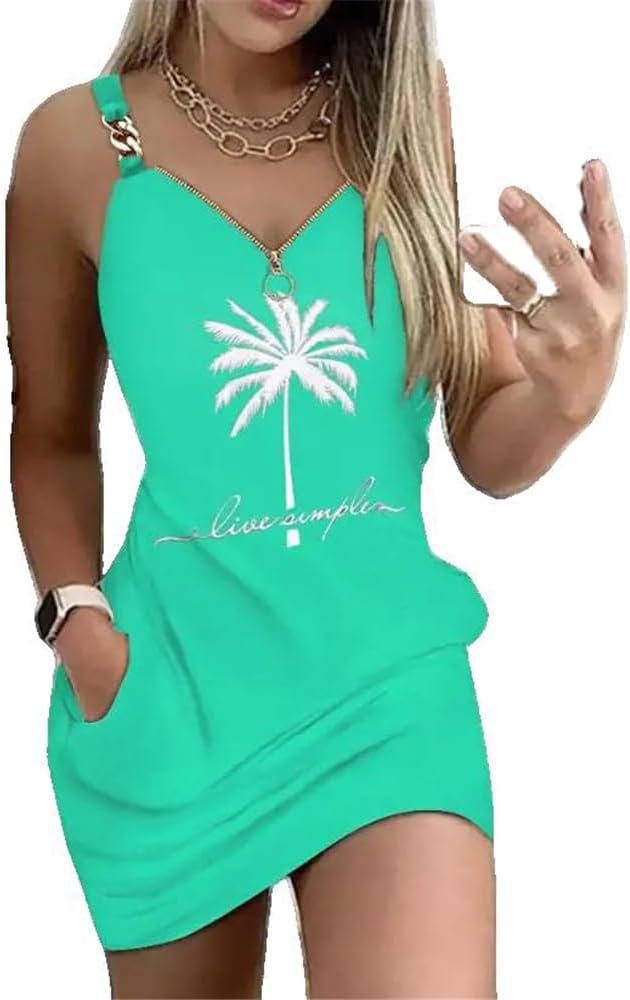 WINSUNNY Elegant Dresses Sexy Vneck Zipper Mini Fashion Summer Casual Female Clothing - Image 10