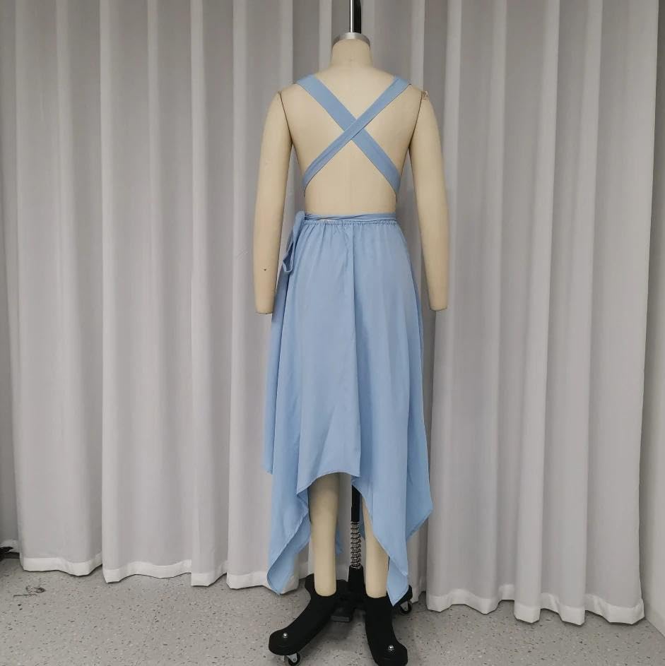 WINSUNNY Fashion Summer Casual Sexy Dresses Elegant Shoulder Straps Often Wear Backless Female Clothing Outfits s1 XS - Image 7