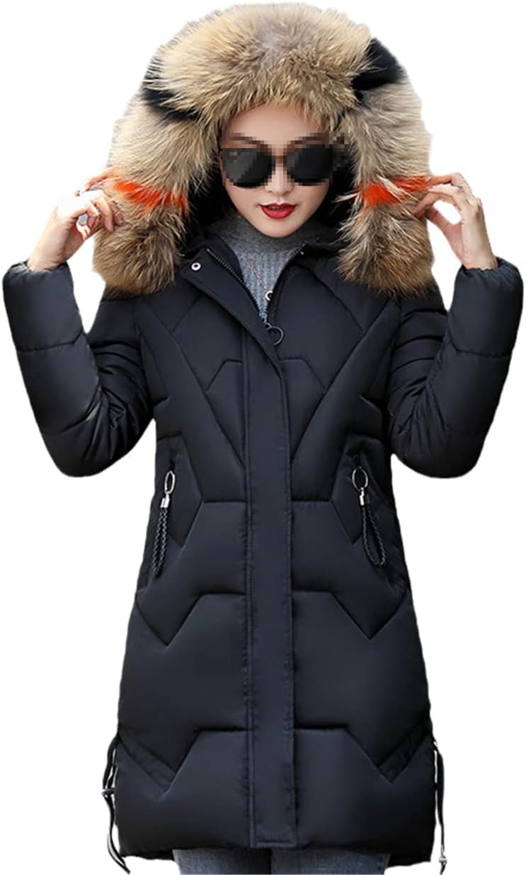 Winter Parka Coat Women Korean Loose Fashion Hooded Jacket White Red Black M-3XL Plus Size Slim Warmth Clothing - Image 8