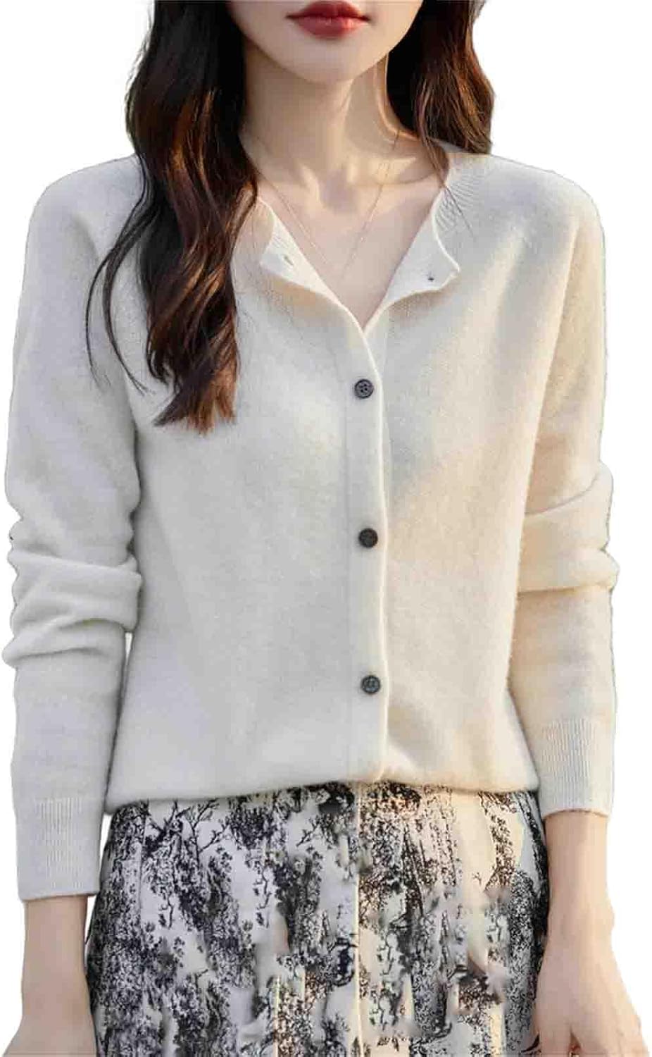 Winter Women Sweater Wool Knitwear Fashion Solid Cardigan Classic Long Sleeve Clothing Tops - Image 20