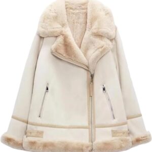 Winter women's clothing casual fashion temperament simple lapel zipper warm jacket jacket