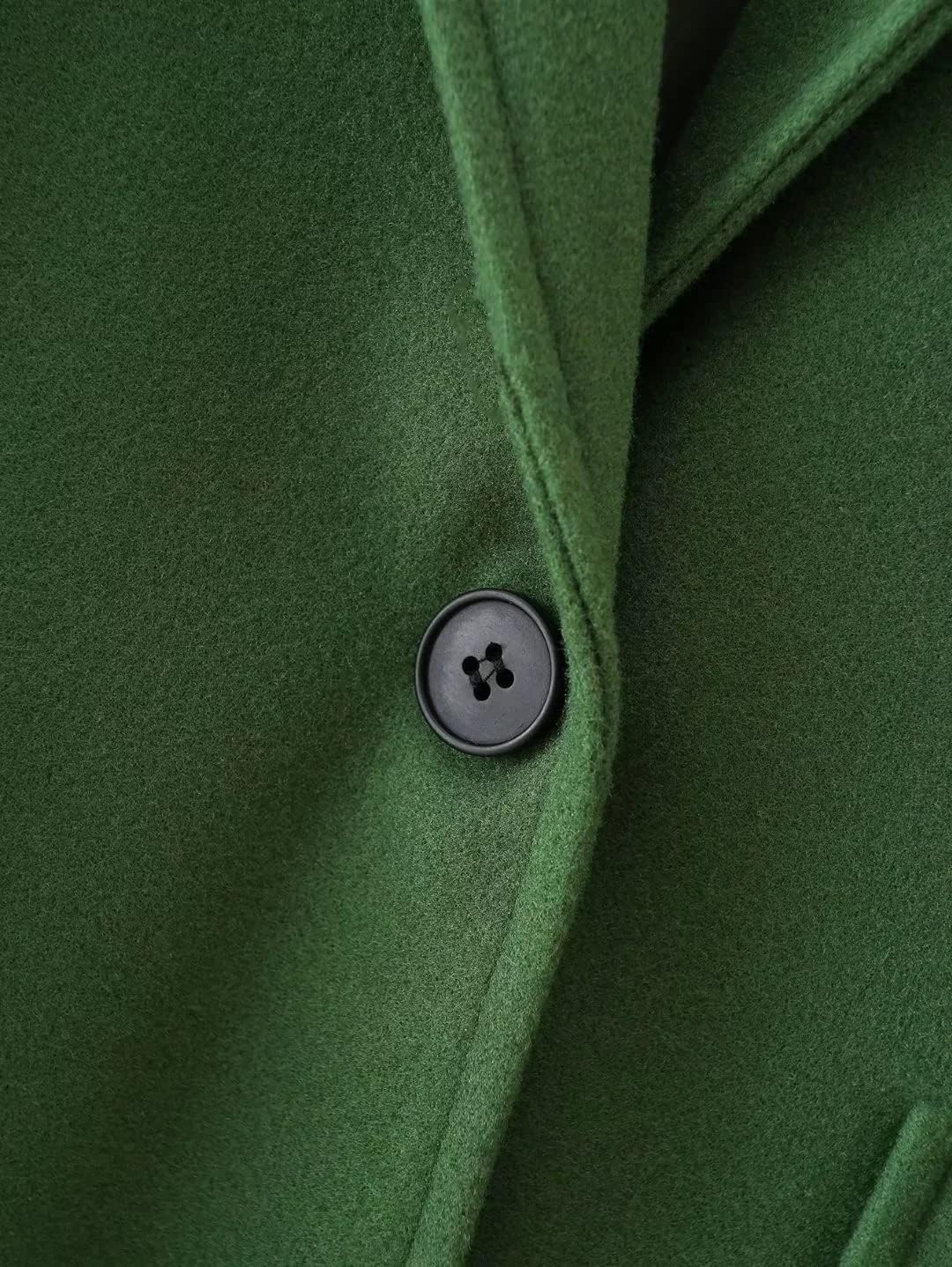 Woman Autumn Casual Winter Clothes Women Woolen Long Straight Single Breasted Pockets Fashion Coats - Image 6