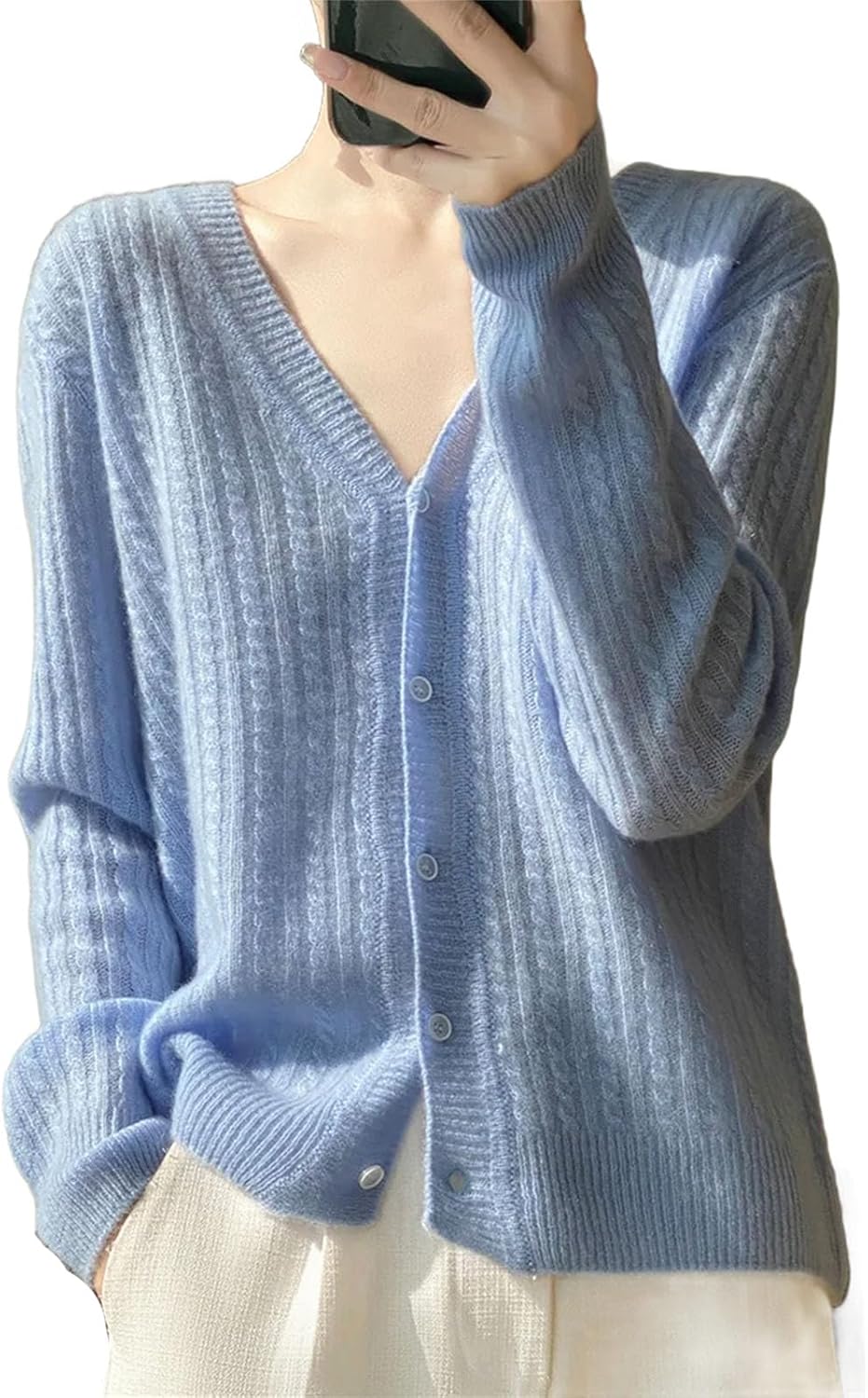 Women's Cardigan Sweaters Lightweight Oufits Clothes Fashion Trendy Long Sleeve Tops Casual Jackets