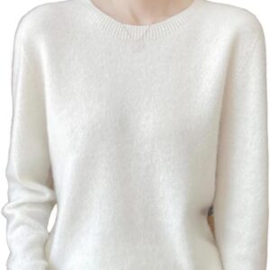 Women's Crewneck Sweater Pullover Soft Knitted Sweaters Pullover O-Neck Long Sleeve Women Knitwear Clothing