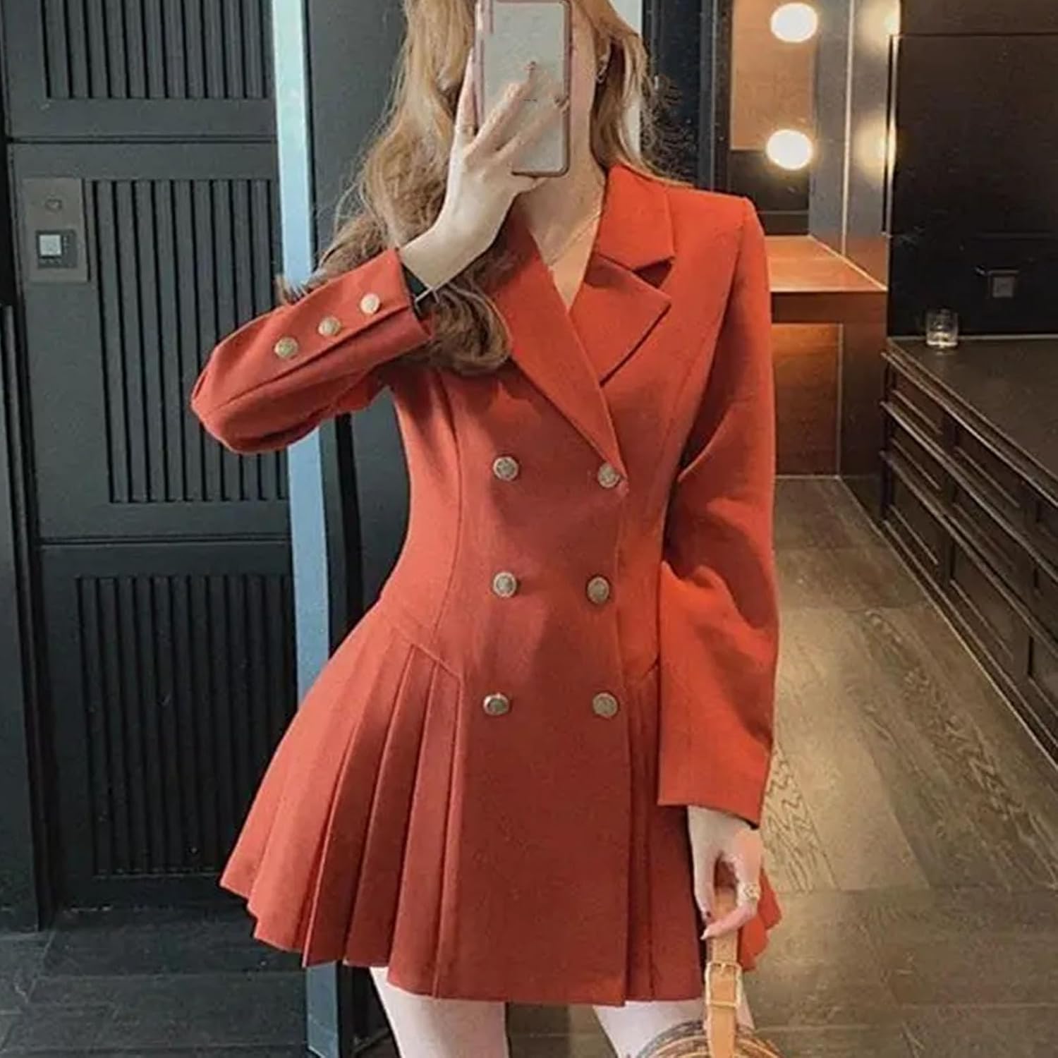 Women's Dress Harajuku Formal Occasion Female Dresses Long Sleeve Clothing Aesthetic Luxury Retro Fashion - Image 2