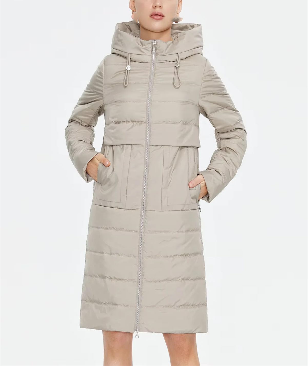 Women's Jacket Warm Long Parkas Lapel Outerwear Female Clothing Fashion Long Warm Jacket Women Quilted Coat - Image 2