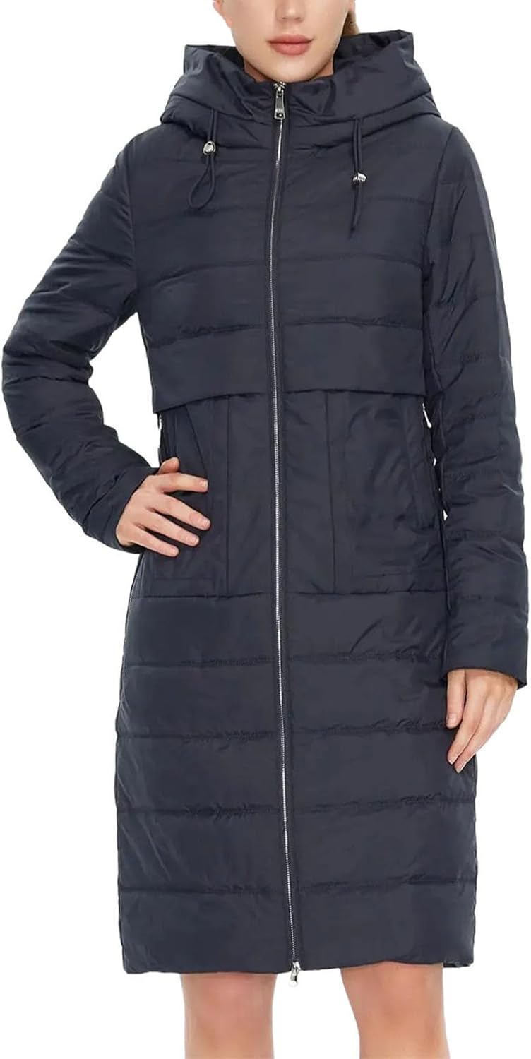 Women's Jacket Warm Long Parkas Lapel Outerwear Female Clothing Fashion Long Warm Jacket Women Quilted Coat - Image 7