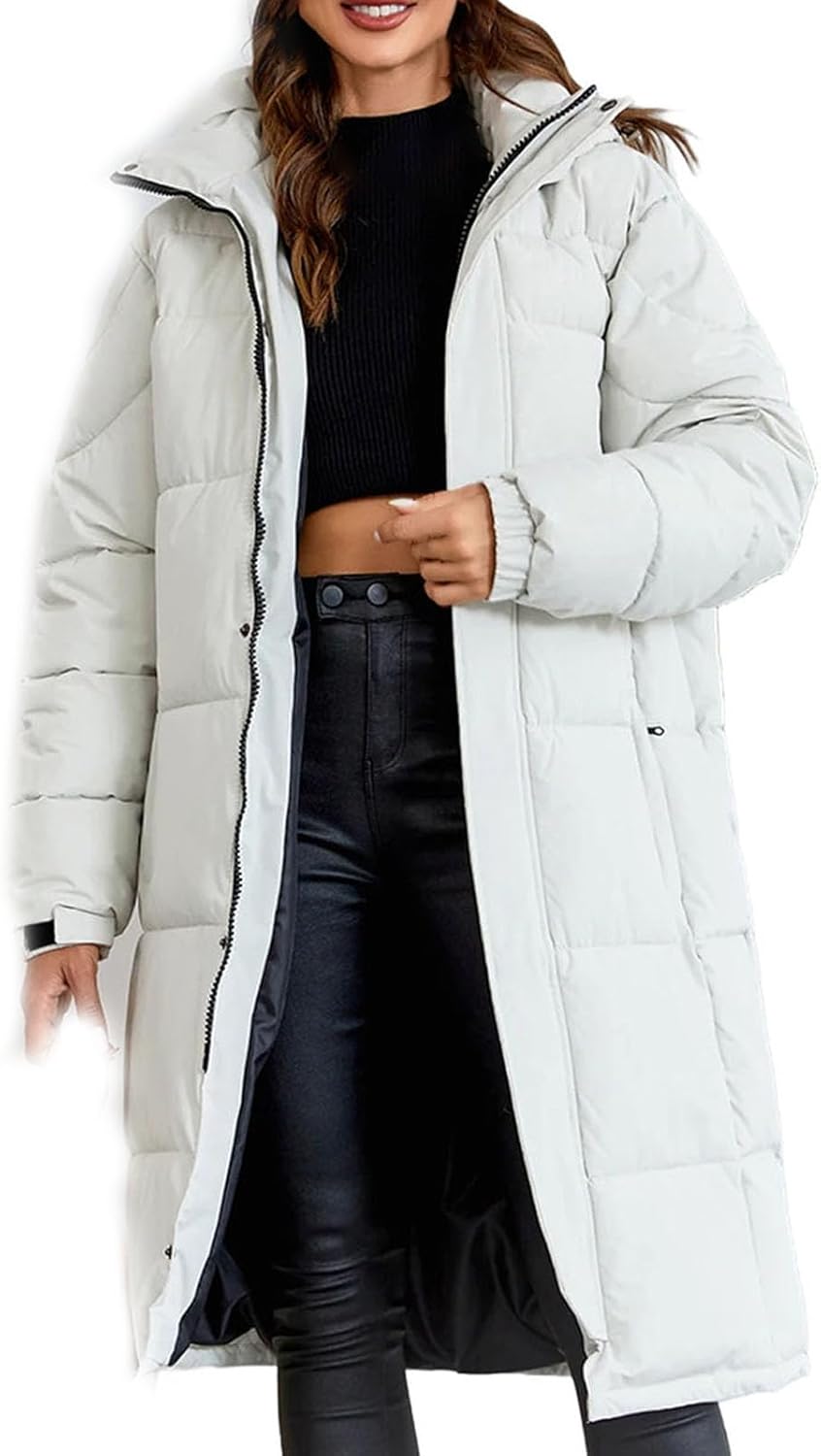 Women's jacketr Long Parkas Hooded Outerwear Female Clothing Fashion Down jacketr - Image 9