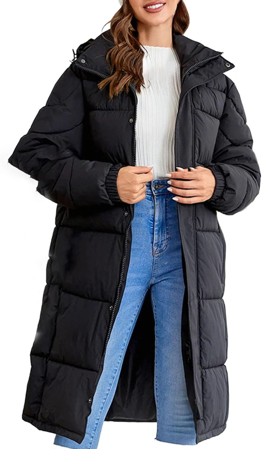 Women's jacketr Long Parkas Hooded Outerwear Female Clothing Fashion Down jacketr