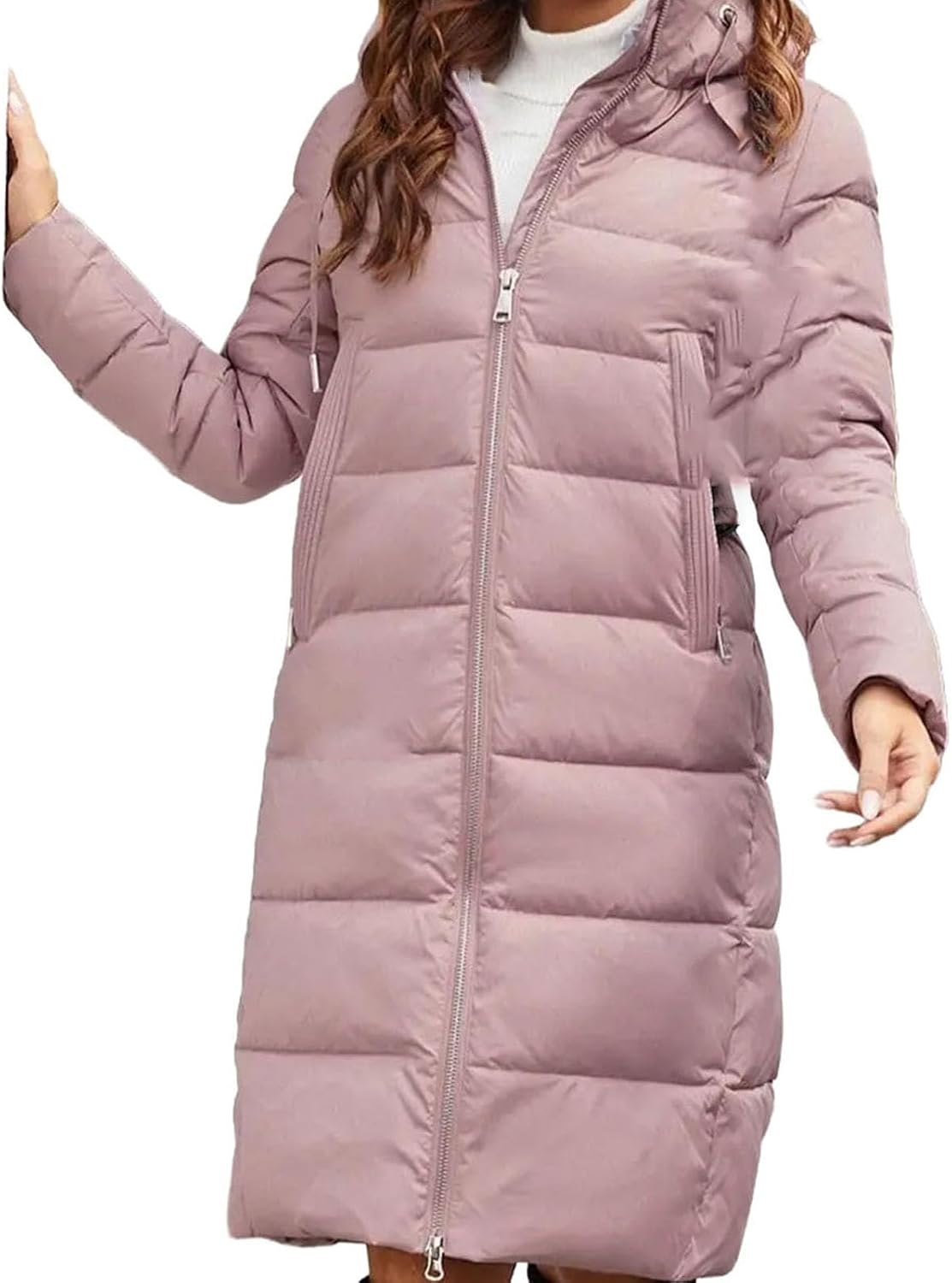 Women's jacketr Winter Long Parkas Hooded Outerwear Female Clothing Fashion Down jacketr - Image 9