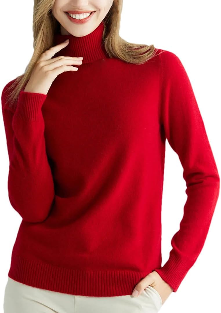 Women's Knitted Cashmere Sweater Urtleneck Fashion Pullover Winter Fall Jumper Top Female Clothing - Image 16