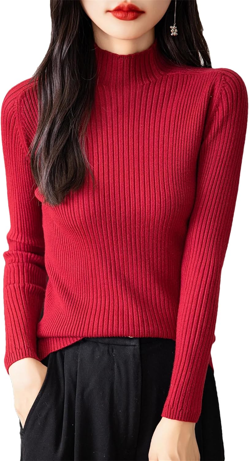 Women's Turtleneck Sweaters Fashion Tops Sweater for Women Knitted Pullover Knitwear Pullovers Female Clothing - Image 15