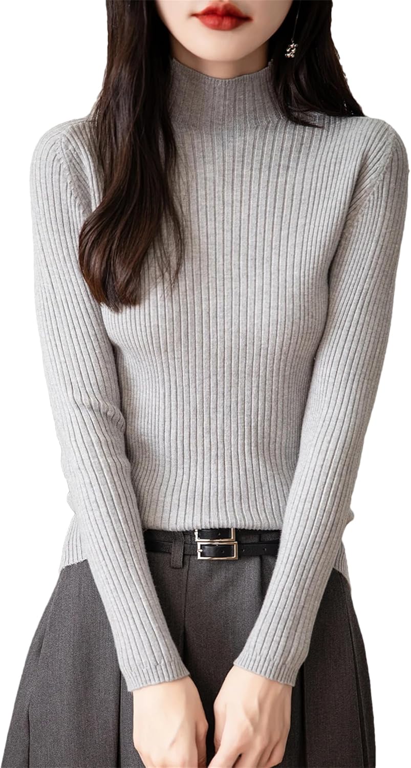 Women's Turtleneck Sweaters Fashion Tops Sweater for Women Knitted Pullover Knitwear Pullovers Female Clothing - Image 11