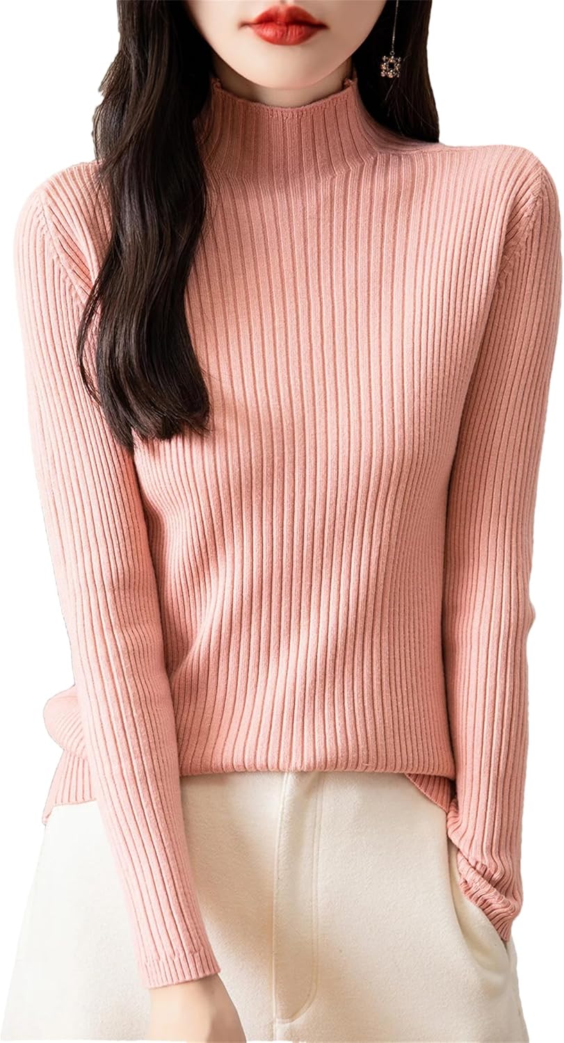 Women's Turtleneck Sweaters Fashion Tops Sweater for Women Knitted Pullover Knitwear Pullovers Female Clothing - Image 16