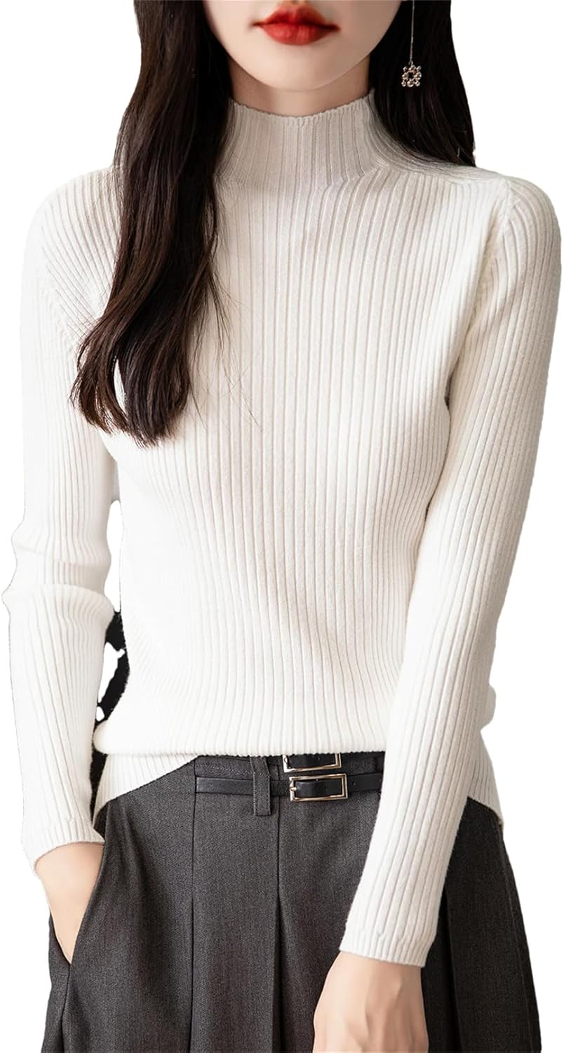 Women's Turtleneck Sweaters Fashion Tops Sweater for Women Knitted Pullover Knitwear Pullovers Female Clothing - Image 17