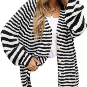 Women\u2019 Autumn Winter Warm Sweater Clothes Casual Women Outfit Long Sleeve Cardigan Female Sweaters