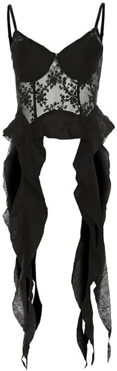 YMGSCC Women's Lace Slimming Vest Street Fashion Halter Sexy Backless Tank Tops Female Wrap Clothing